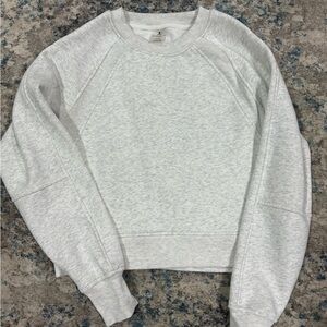 Danskin Light Gray Crew Neck Sweater
